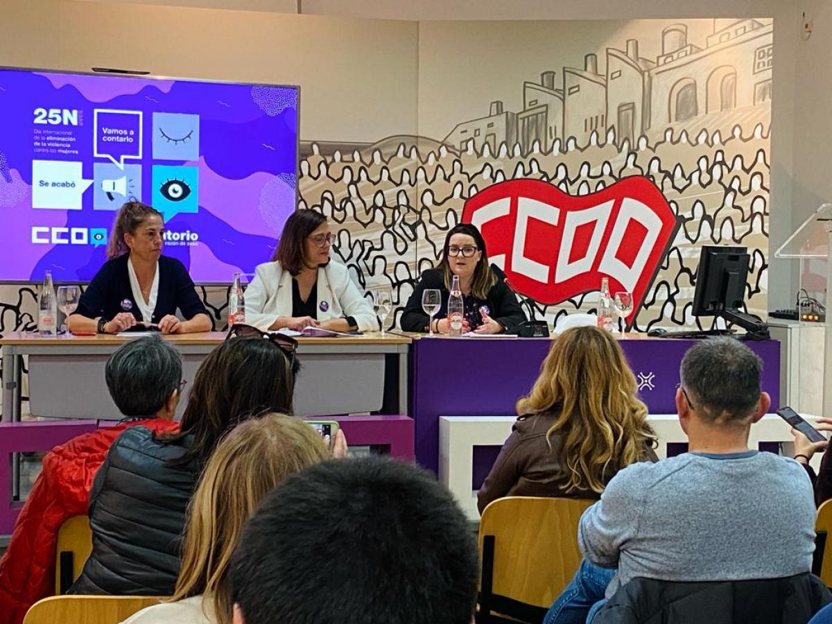 Jornada sobre acoso sexual y por razn de sexo en CCOO de Cantabria.